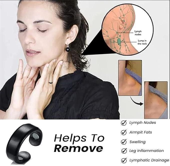 Lymphatic Drainage Therapeutic Magnetic Ring for Men and Women Buy 1 Get 1 Free