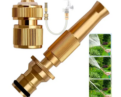 lambent Brass Nozzle Water Spray Gun Water Jet Hose Nozzles Hose Pipe Spray Gun Spray Gun