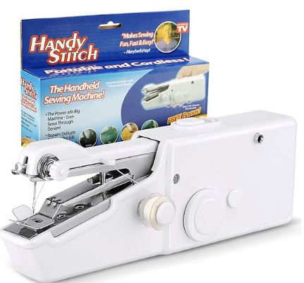 lambent Mini Hand Cloth Travel Use Convenience Cordless Portable and Stapler Stitching Stapler Sewing Machine  ( Built-in Stitches 1)